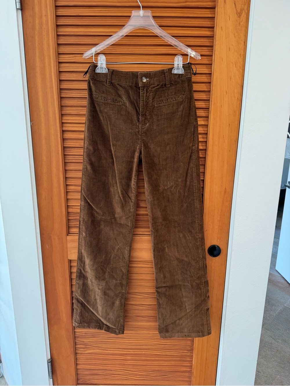 VANESSA BRUNO Brown Pinwale Corduroy Wide-Leg Pants